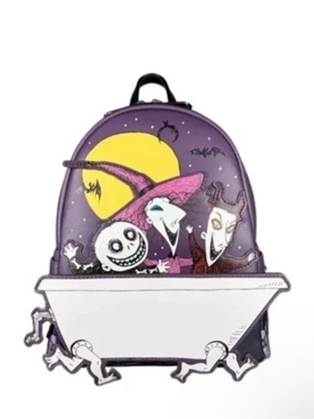 Loungefly Nightmare Before Christmas Lock, Shock & Barrel Mini Backpack